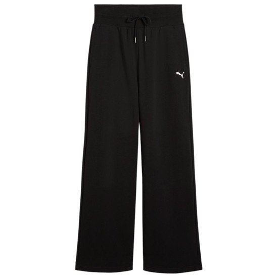 Puma Γυναικείο παντελόνι φόρμας Wardrobe Essentials Relaxed Wide Leg Sweatpants